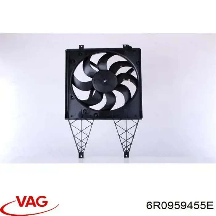 Ventilador elétrico de aparelho de ar condicionado montado (motor + roda de aletas) VAG 6R0959455E preço, a partir de 47,75 USD
