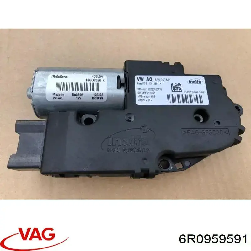 Motor de acionamento de alcapão VAG 6R0959591 preço, a partir de 112,75 USD