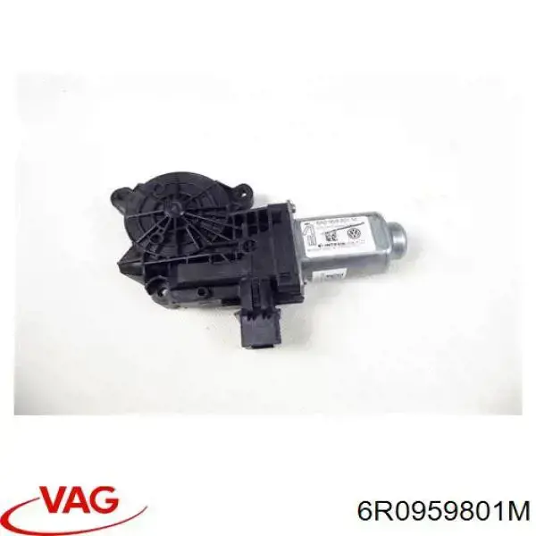 6R0959801M VAG Motor de acionamento de vidro da porta dianteira esquerda