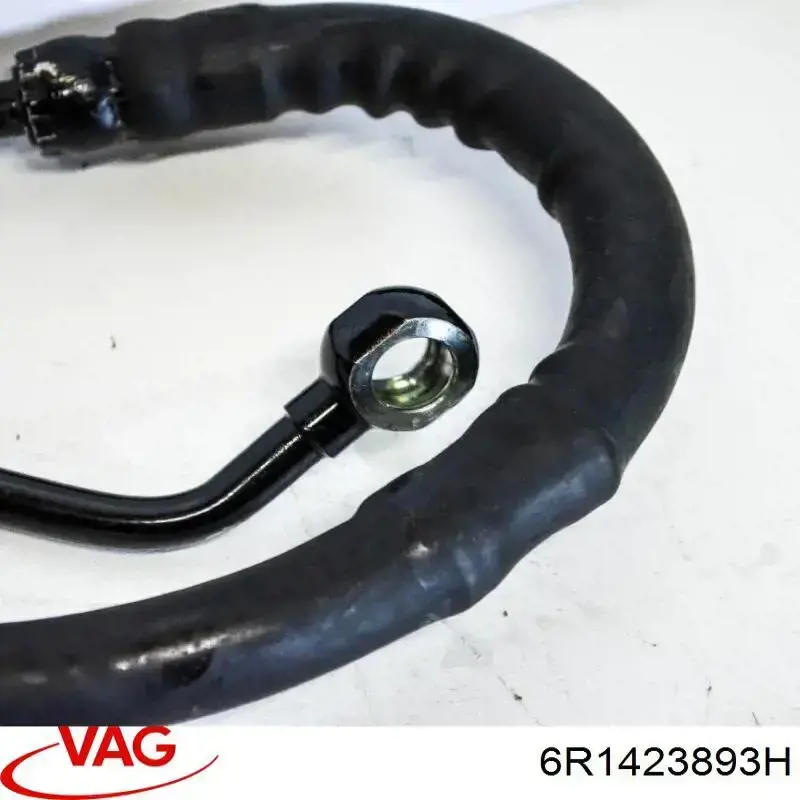 Compre 6R1423893H VAG Mangueira da Direção hidrâulica assistida de pressão alta desde a bomba até a régua (do mecanismo)