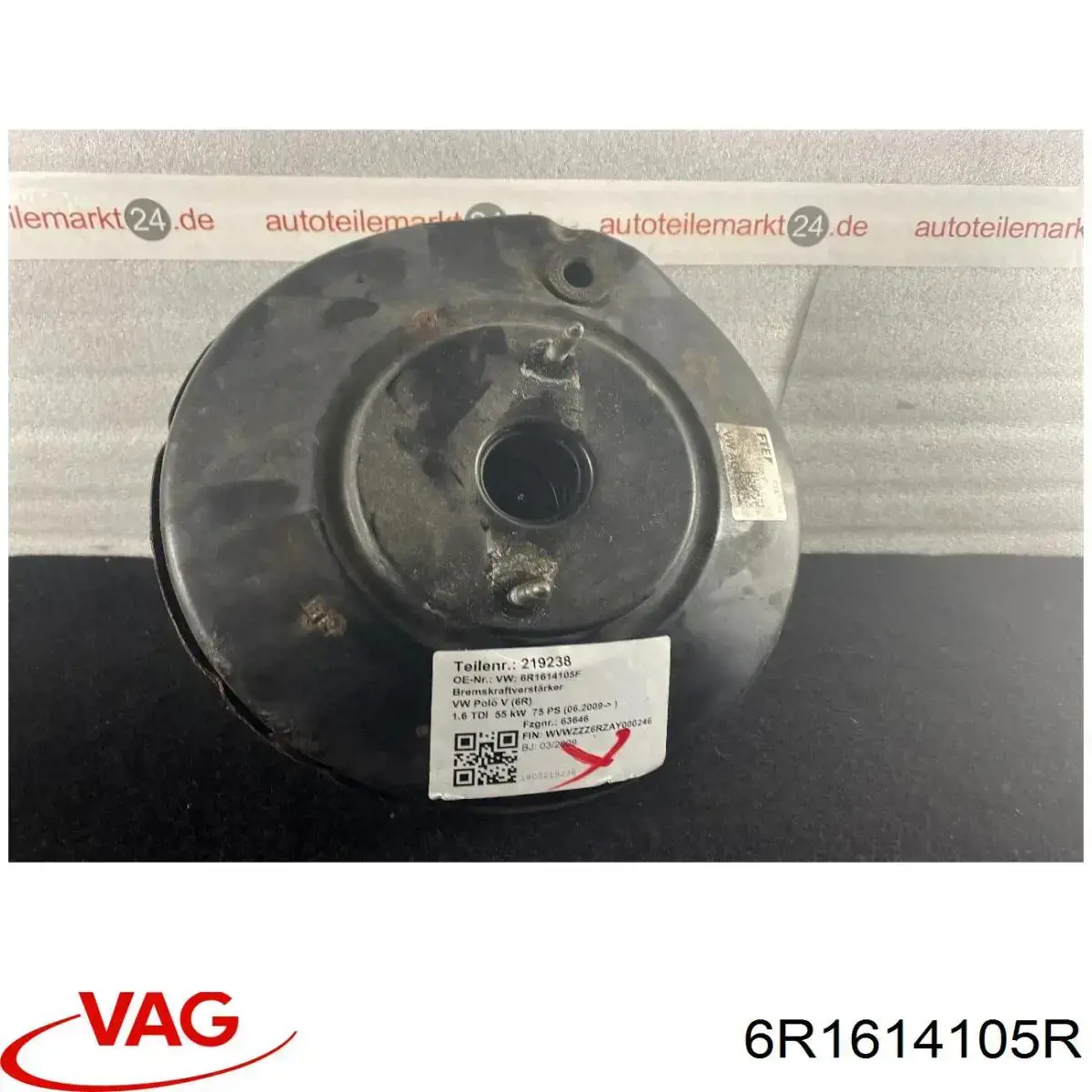 Reforçador dos freios a vácuo VAG 6R1614105R preço, a partir de 62,99 USD
