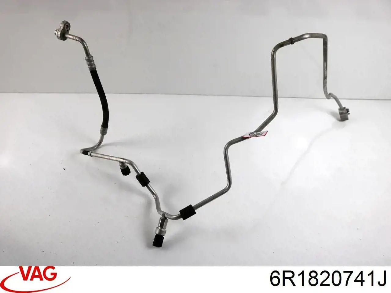 6R1820741J VAG Mangueira de aparelho de ar condicionado, desde o compressor até o radiador