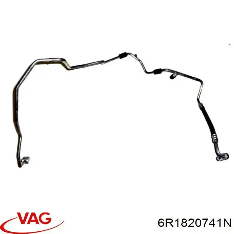 Mangueira de aparelho de ar condicionado, desde o compressor até o radiador VAG 6R1820741N preço, a partir de 98,75 USD