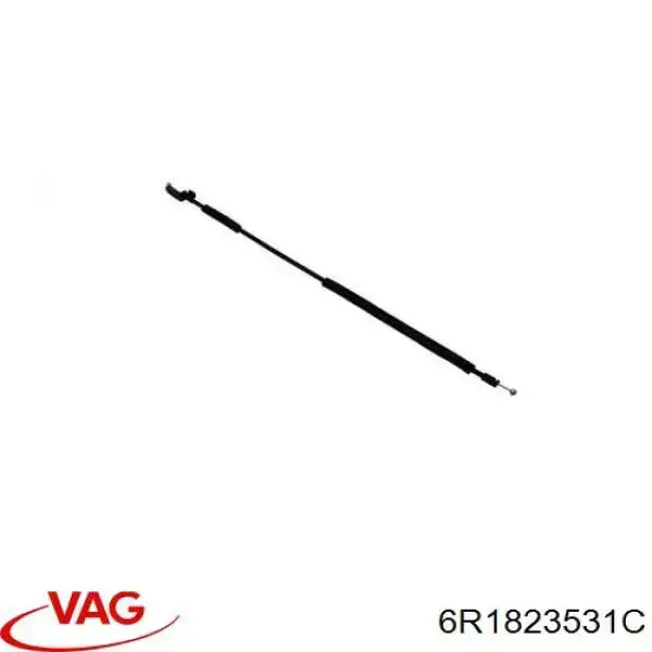 6R1823531C VAG Cabo dianteiro de abertura da capota