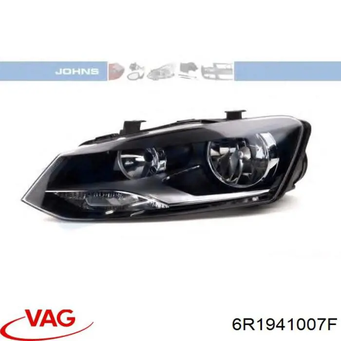 6R1941007F VAG Luz esquerda