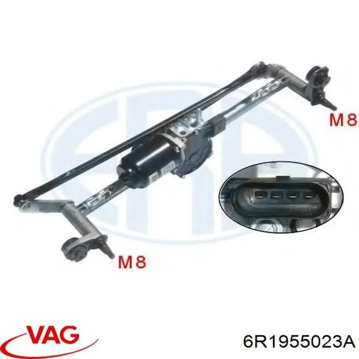 Trapézio de limpador pára-brisas VAG 6R1955023A preço, a partir de 48,84 USD