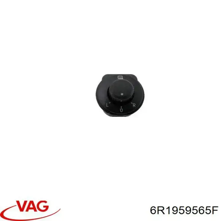 6R1959565F VAG Unidade de controlo dos espelhos de retrovisão, na porta