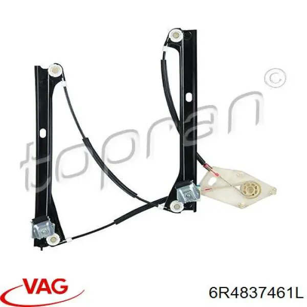 Mecanismo de acionamento de vidro da porta dianteira esquerda VAG 6R4837461L preço, a partir de 58,29 USD