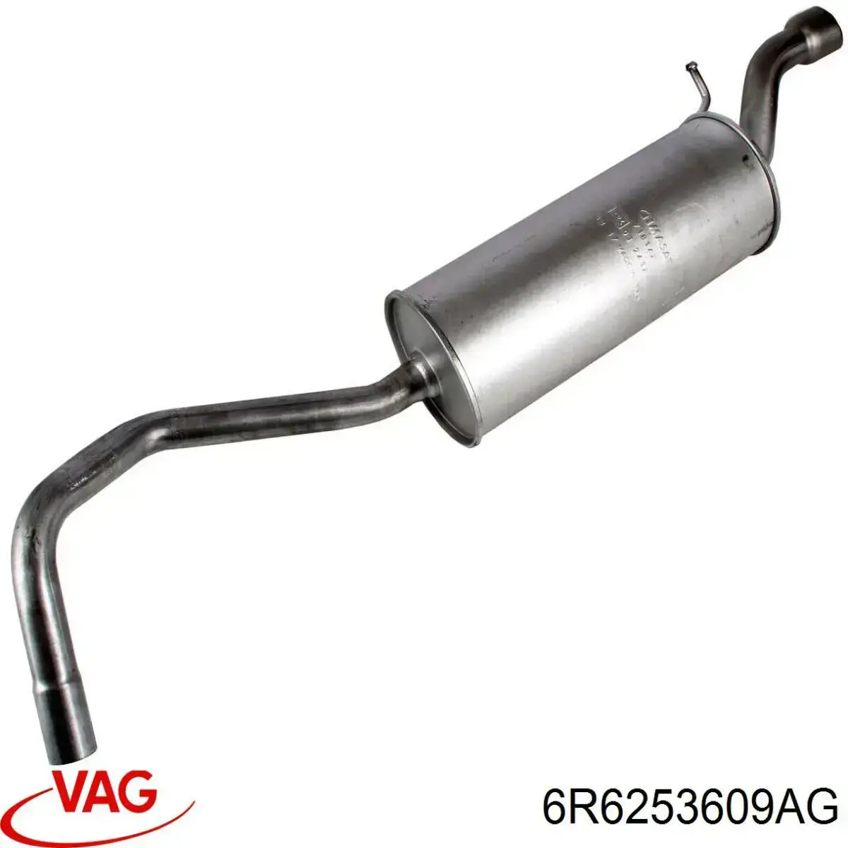 6R6253609AG VAG Silenciador, parte traseira