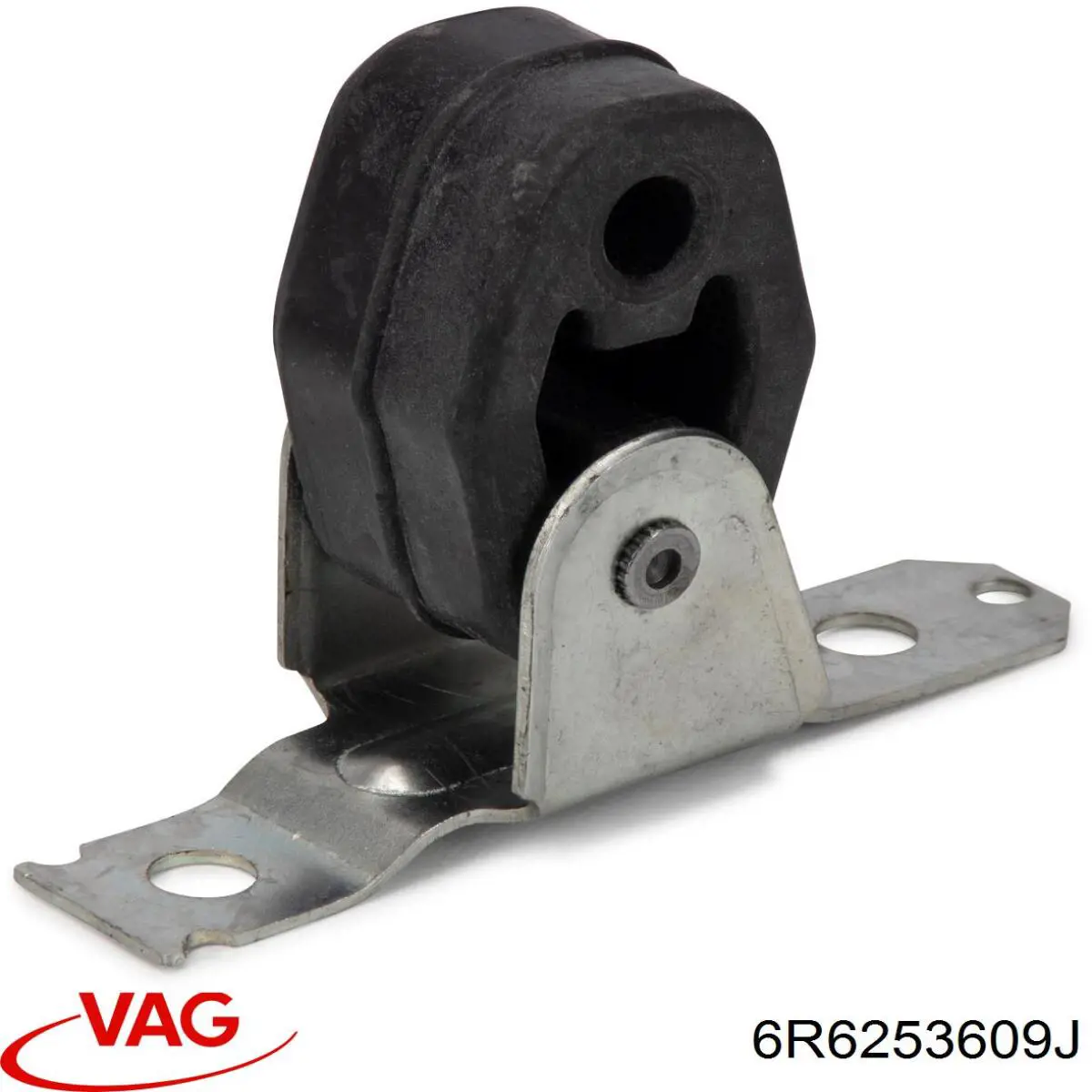 6R6253609J VAG Silenciador, parte traseira