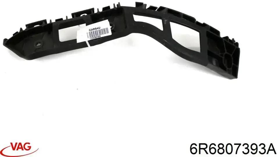 6R6807393A VAG Consola esquerda do pára-choque traseiro
