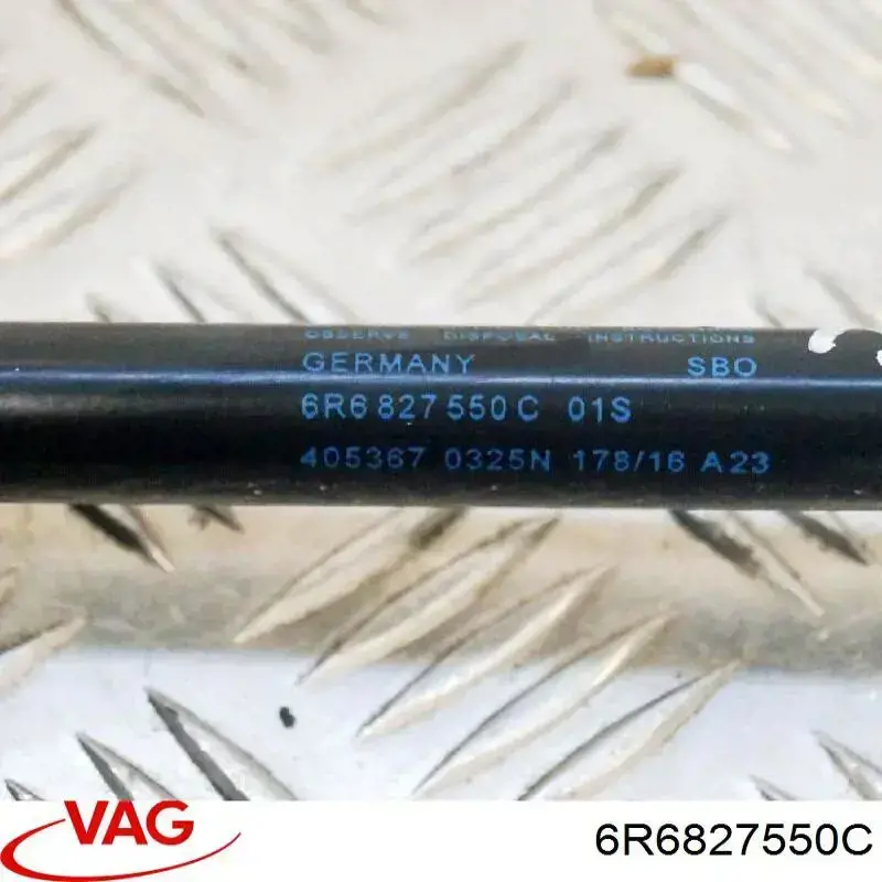 Compre 6R6827550C VAG Amortecedor de tampa de porta-malas (de 3ª/5ª porta traseira)