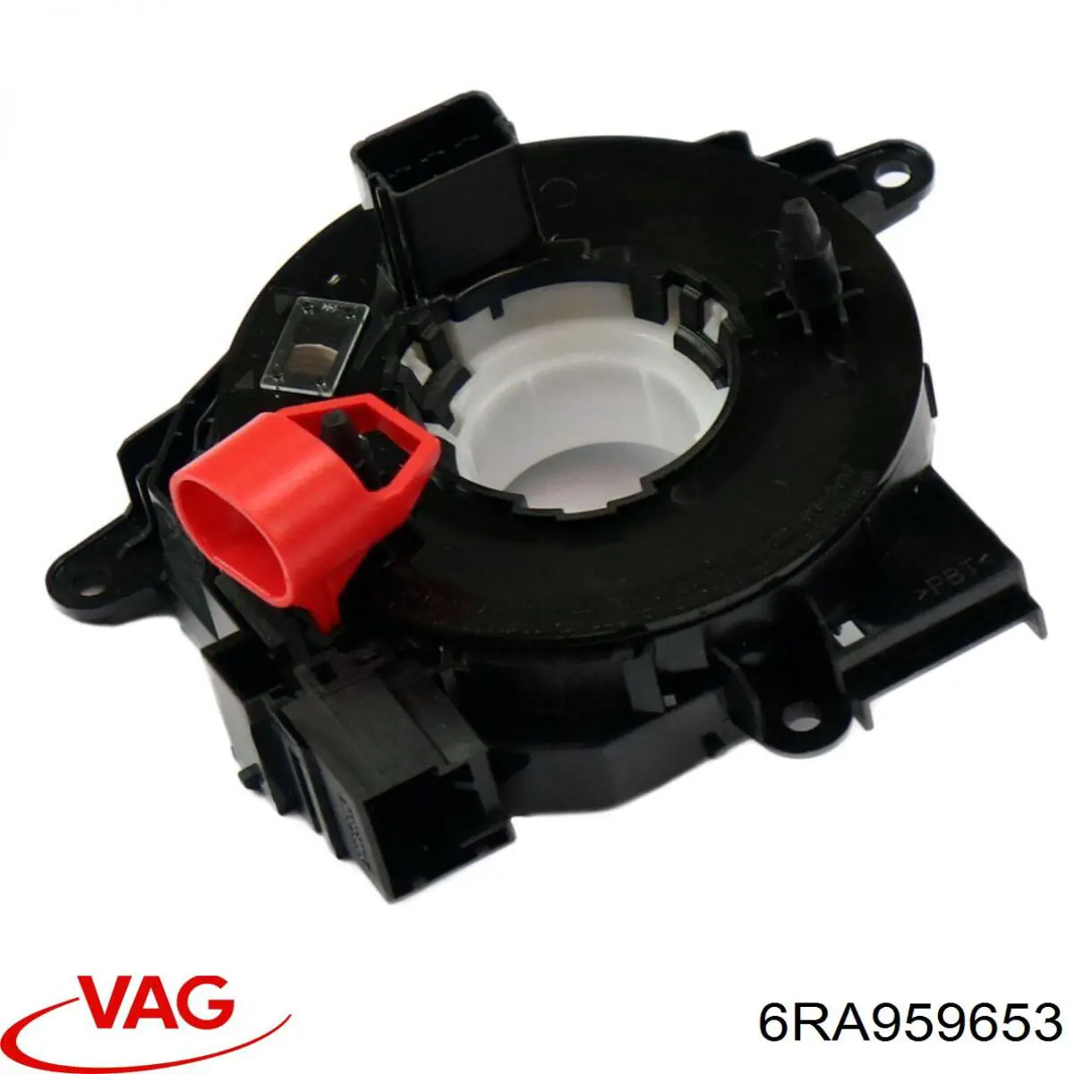 6RA959653 VAG Anel AIRBAG de contato, cabo plano do volante