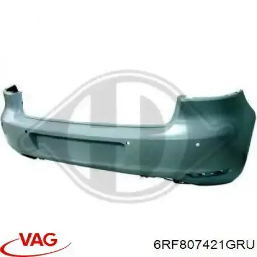 Pára-choque traseiro VAG 6RF807421GRU preço, a partir de 101,63 USD