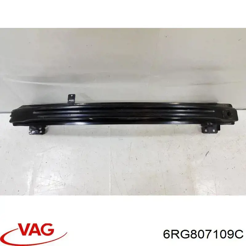 6RG807109C VAG Reforçador do pára-choque dianteiro