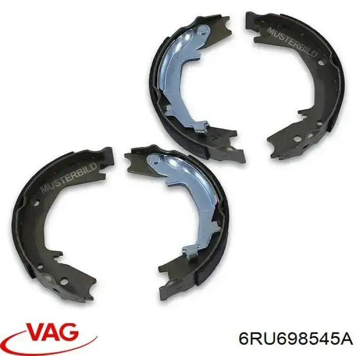 Kit de reparação das sapatas do freio VAG 6RU698545A preço, a partir de 36,91 USD