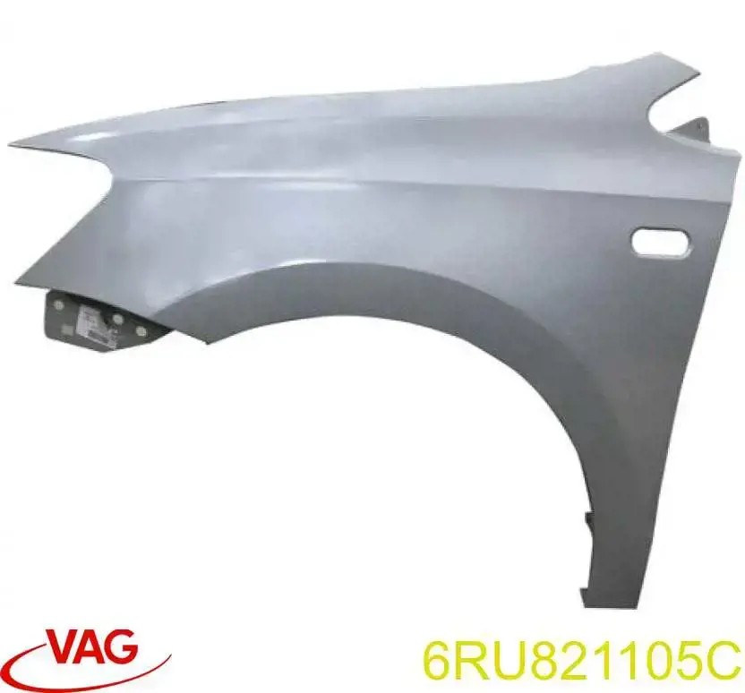 Pára-lama dianteiro esquerdo VAG 6RU821105C preço, a partir de 76,82 USD