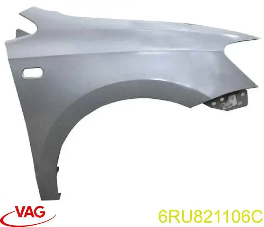 Pára-lama dianteiro direito VAG 6RU821106C preço, a partir de 72,32 USD