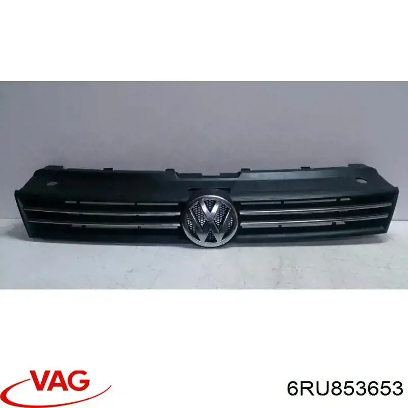 Compre 6RU853653 VAG Grelha central do pára-choque dianteiro