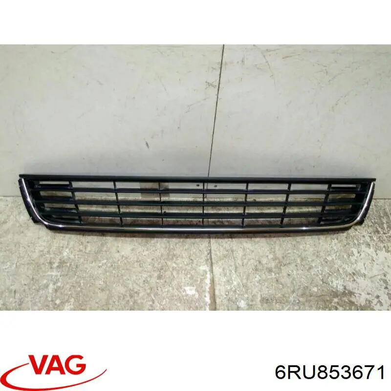 6RU853671RYP VAG Grelha do pára-choque dianteiro