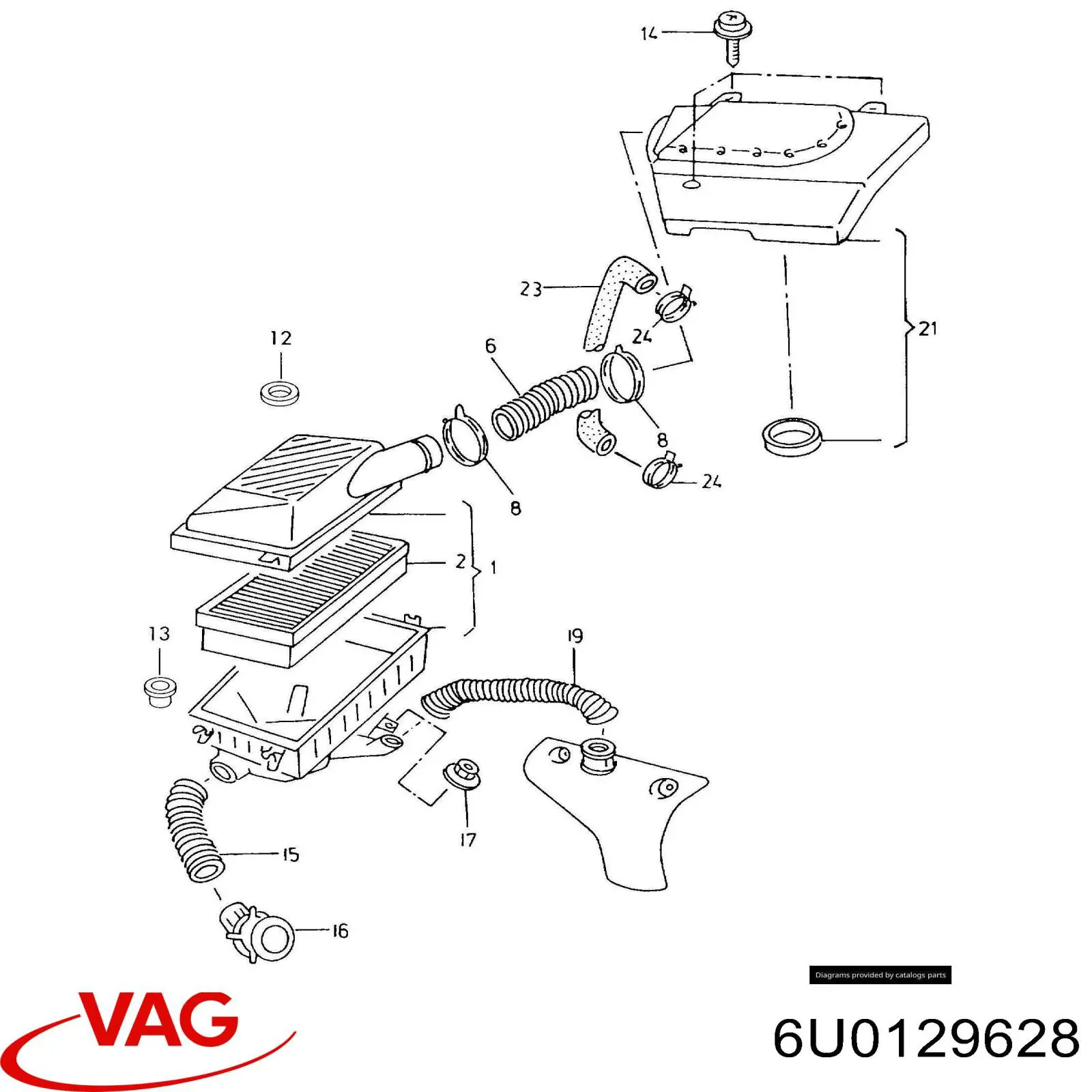 6U0129628 VAG 