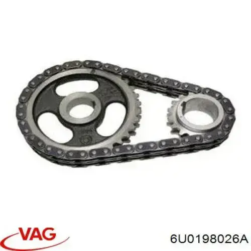 6U0198026A VAG Cadeia do mecanismo de distribuição de gás, kit