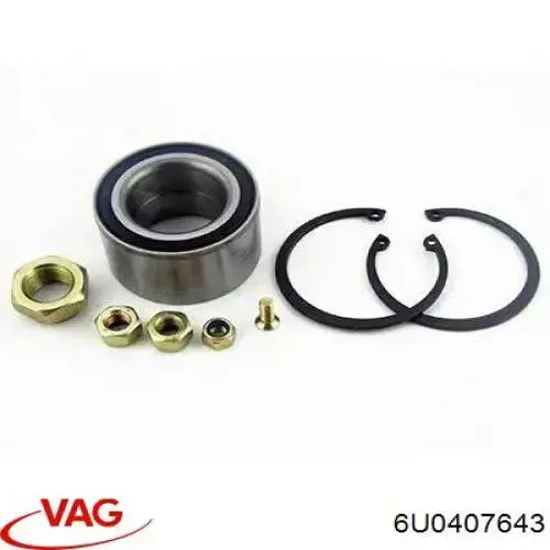 Compre 6U0407643 VAG Porca de cubo dianteiro
