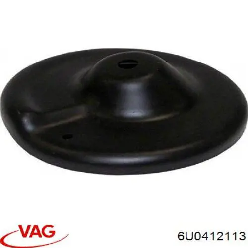 6U0412113 VAG Espaçador (anel de borracha) da mola dianteira superior