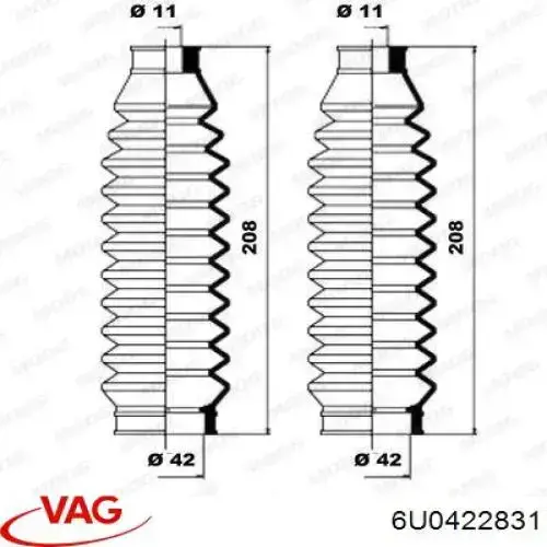  VAG 6U0422831 preço, a partir de  
