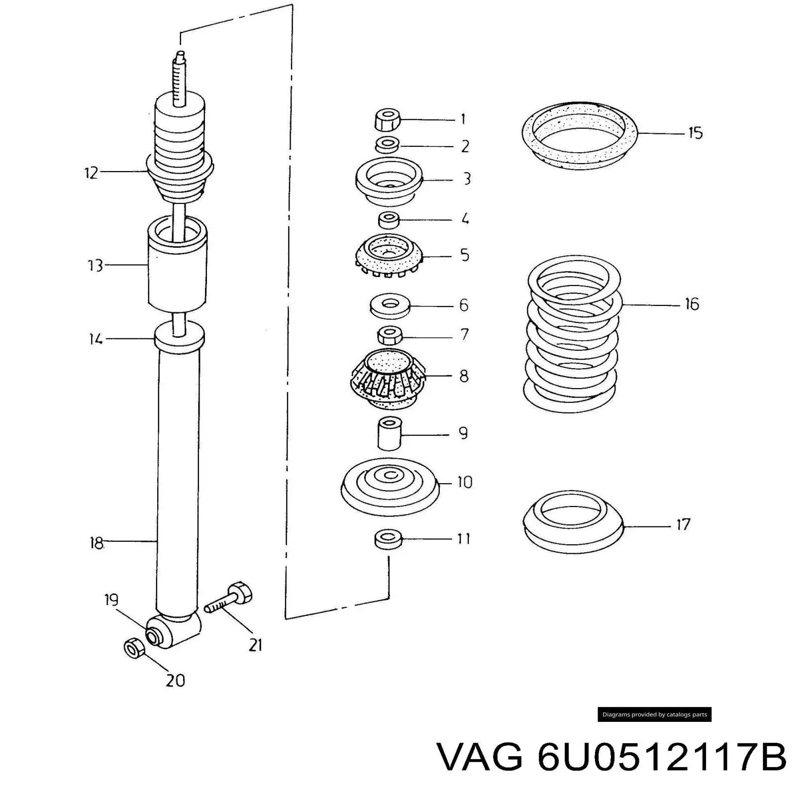 6U0512117B VAG 