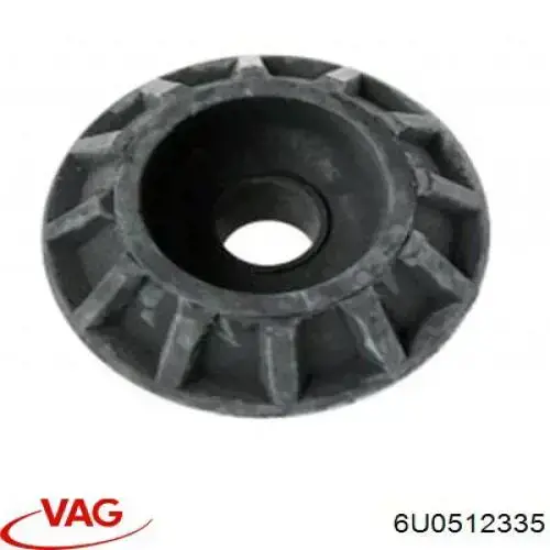 6U0512335 VAG Suporte de amortecedor traseiro