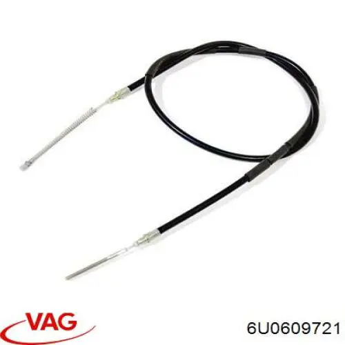 Cabo traseiro direito/esquerdo do freio de estacionamento VAG 6U0609721 preço, a partir de 9,46 USD