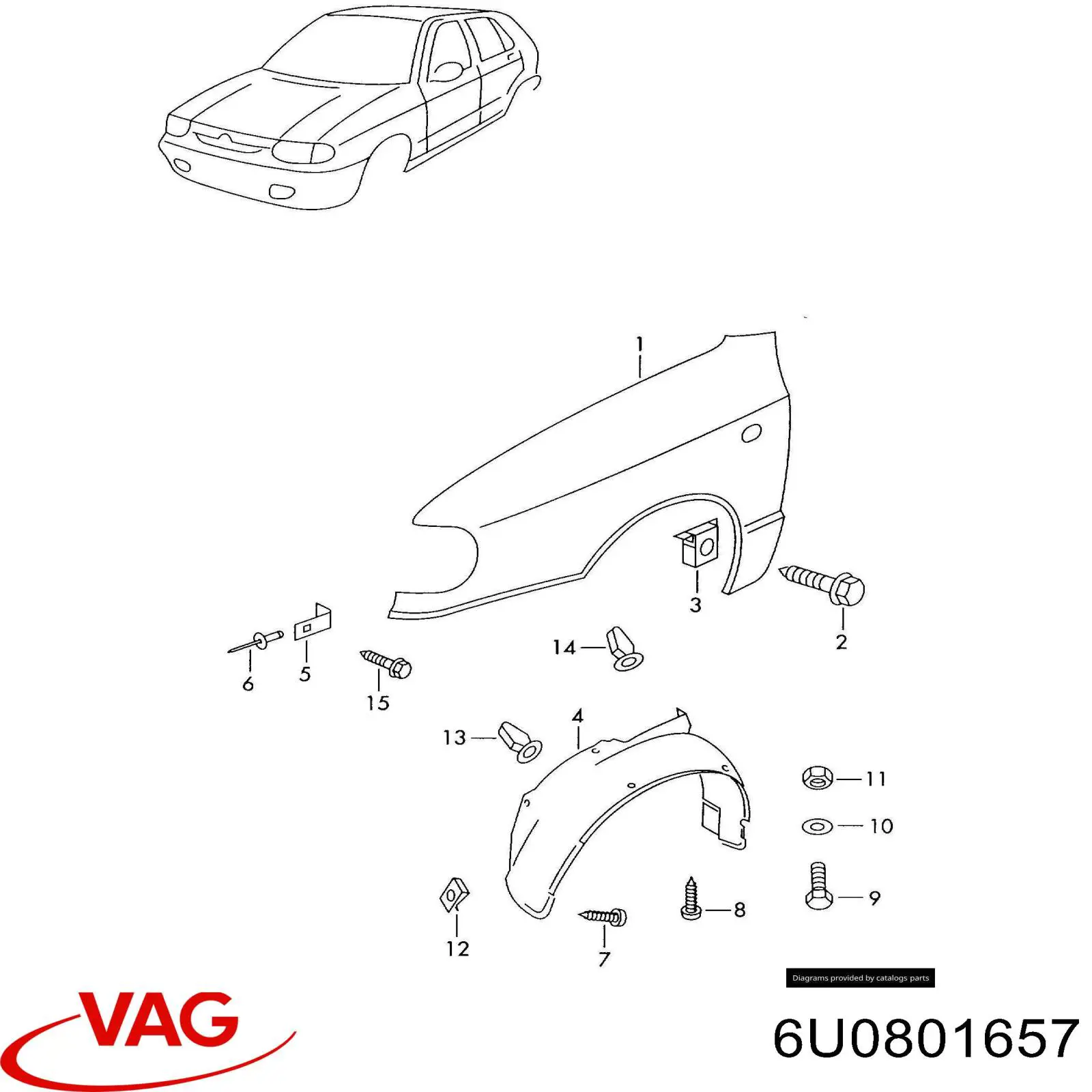 6U0801657 VAG 
