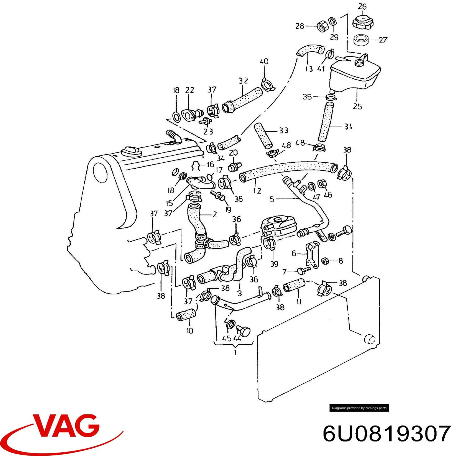 6U0819307 VAG 