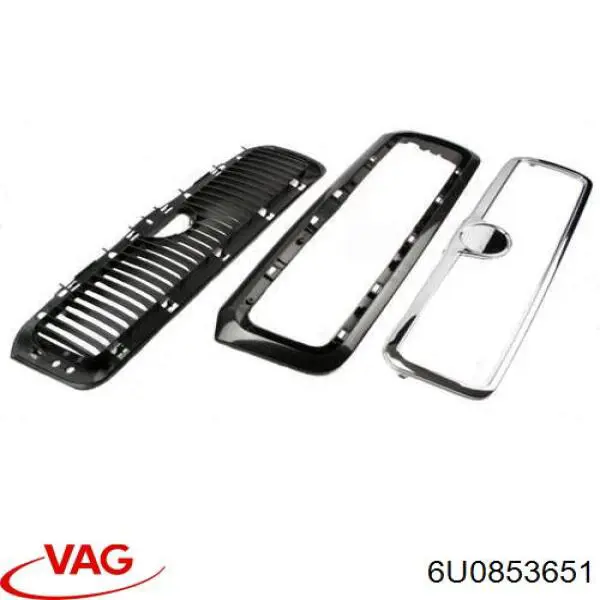 6U0853651 VAG Grelha do radiador