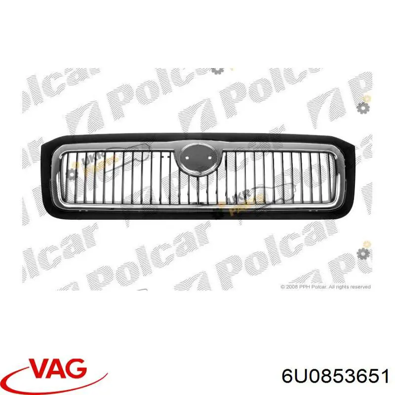 Compre 6U0853651 VAG Grelha do radiador