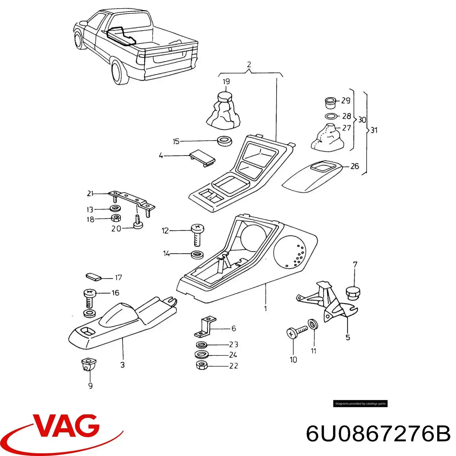  VAG 6U0867276B preço, a partir de 0,64 USD