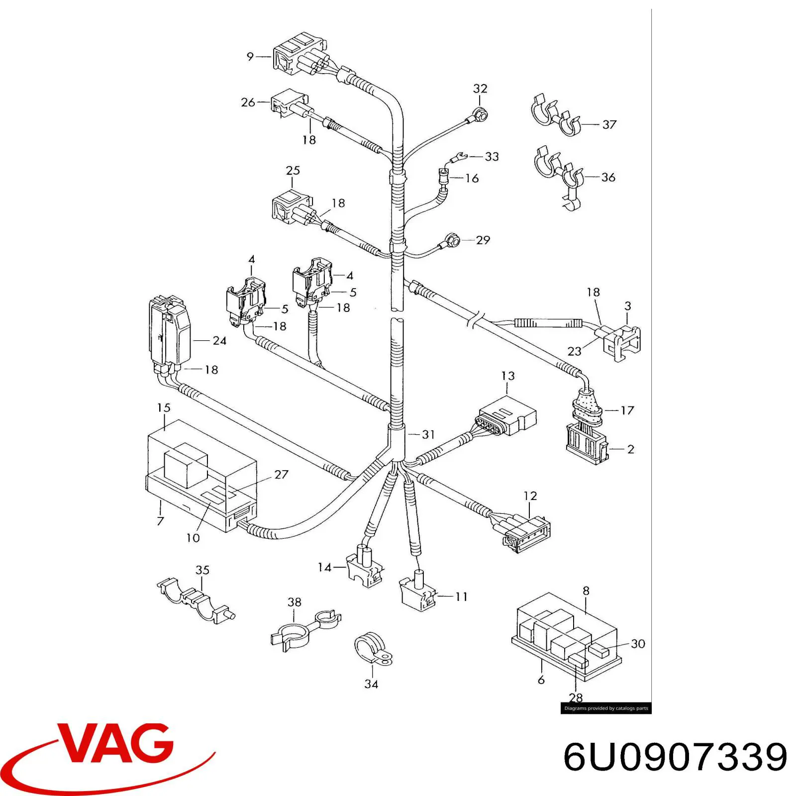 6U0907339 VAG 