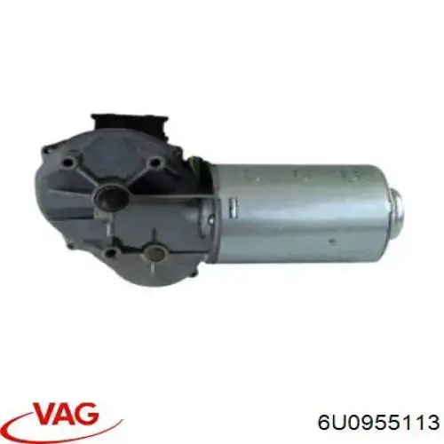 6U0955113 VAG Motor de limpador pára-brisas do pára-brisas
