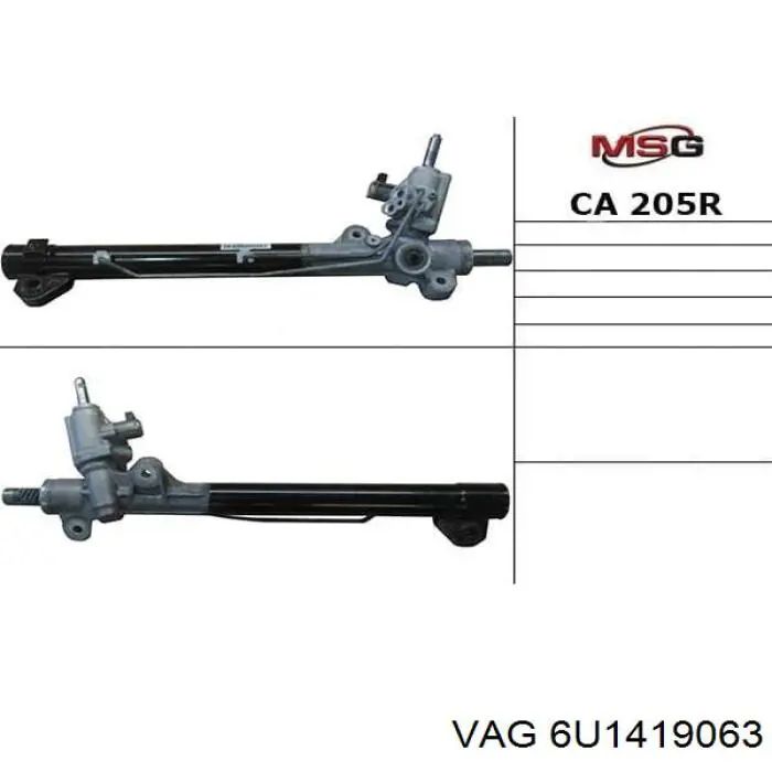 Compre 6U1419063 VAG Cremalheira da direção