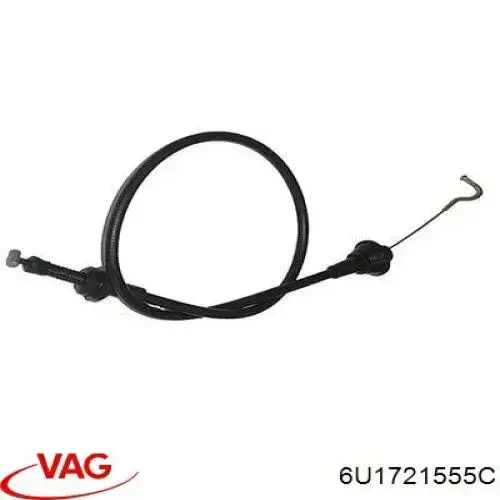 Compre 6U1721555C VAG Cabo/pedal de gás (de acelerador)