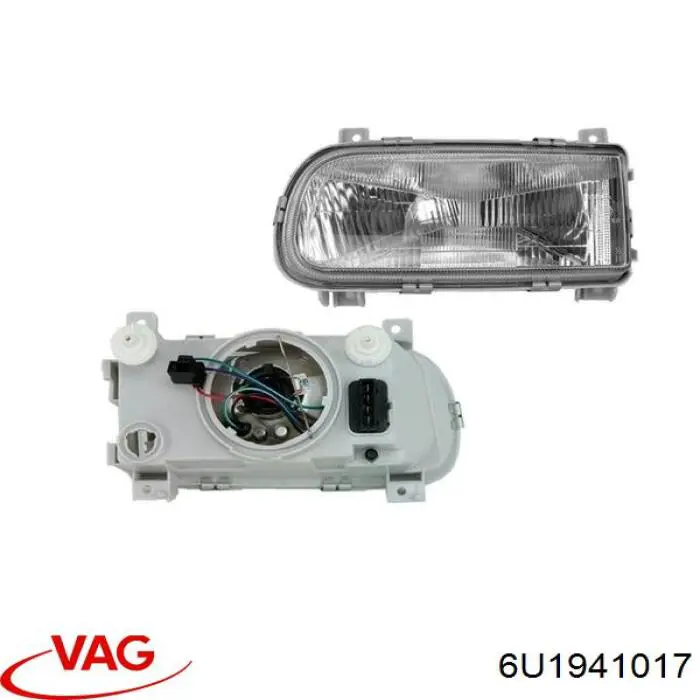 Luz esquerda VAG 6U1941017 preço, a partir de 53,21 USD