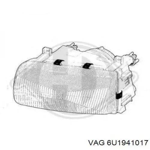 Compre 6U1941017 VAG Luz esquerda