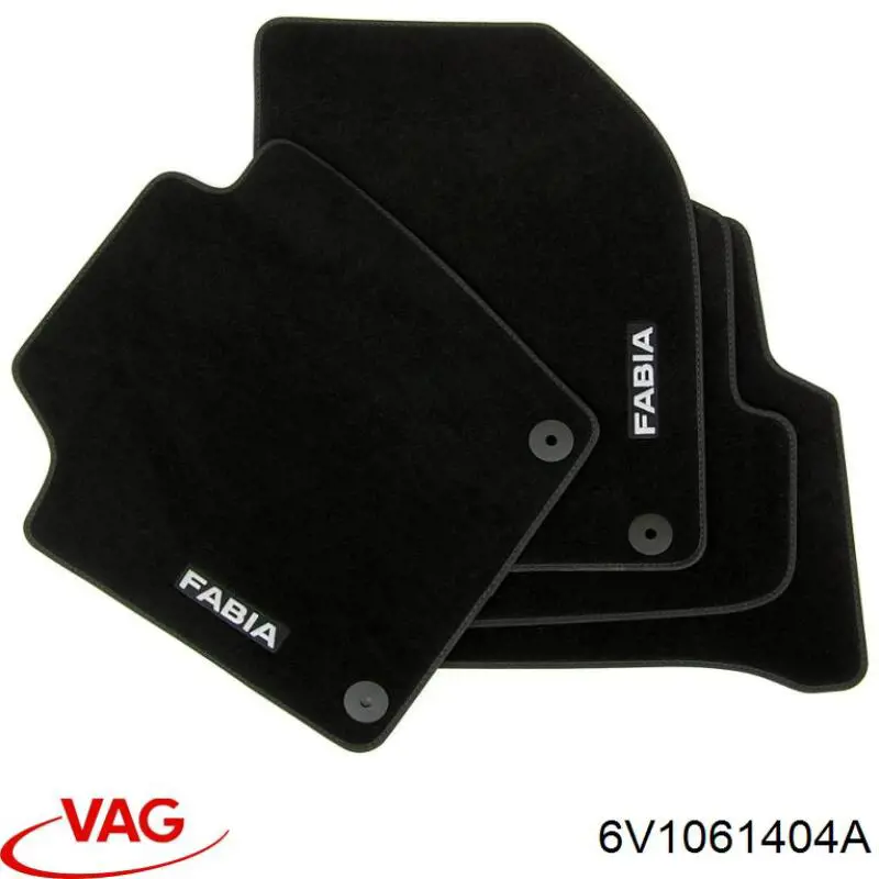 Tapetes dianteiros + traseiros, kit VAG 6V1061404A preço, a partir de 60,63 USD