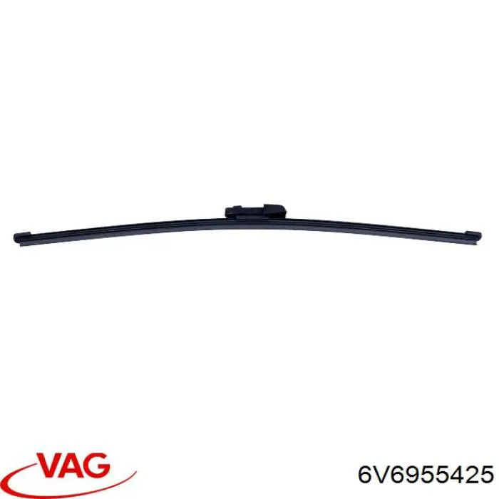 6V6955425 VAG Limpa-pára-brisas de vidro traseiro