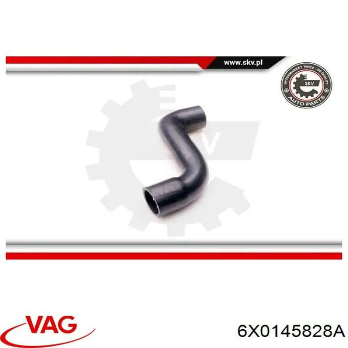 Compre 6X0145828A VAG Mangueira (cano derivado) de intercooler