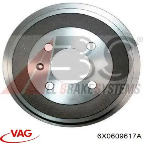Compre 6X0609617A VAG Tambor do freio traseiro