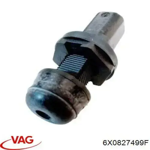 6X0827499F VAG Limitador de abertura de porta da seção de bagagem (furgão)
