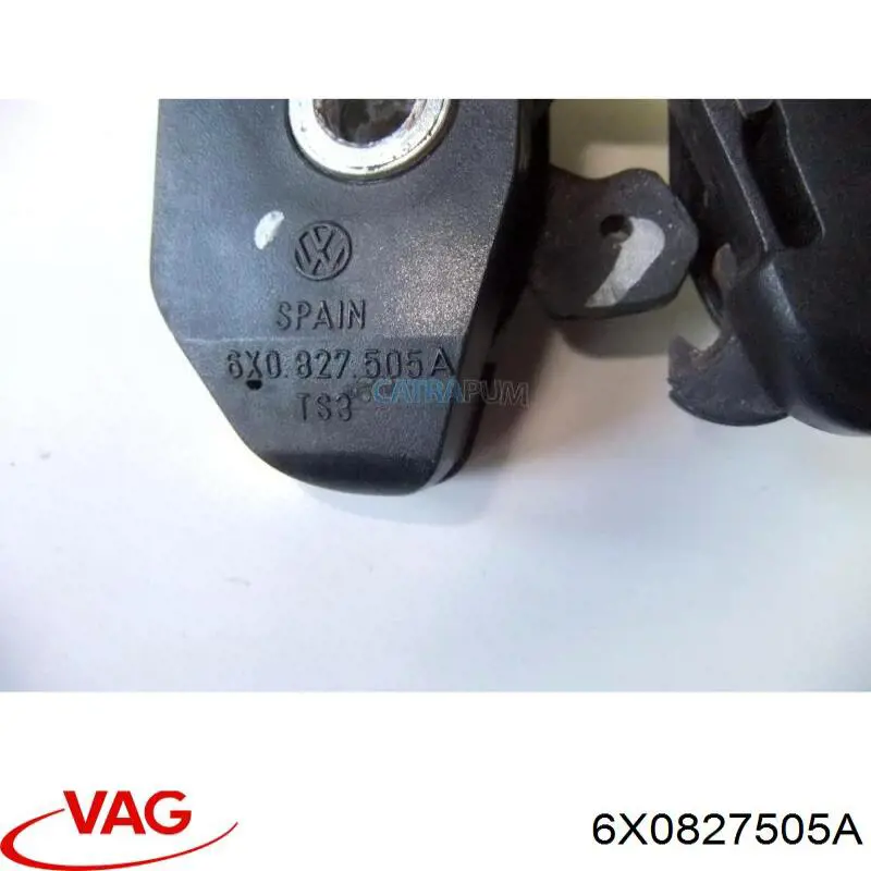 Fecho de tampa de porta-malas (de 3ª/5ª porta traseira) VAG 6X0827505A preço, a partir de 37,46 USD