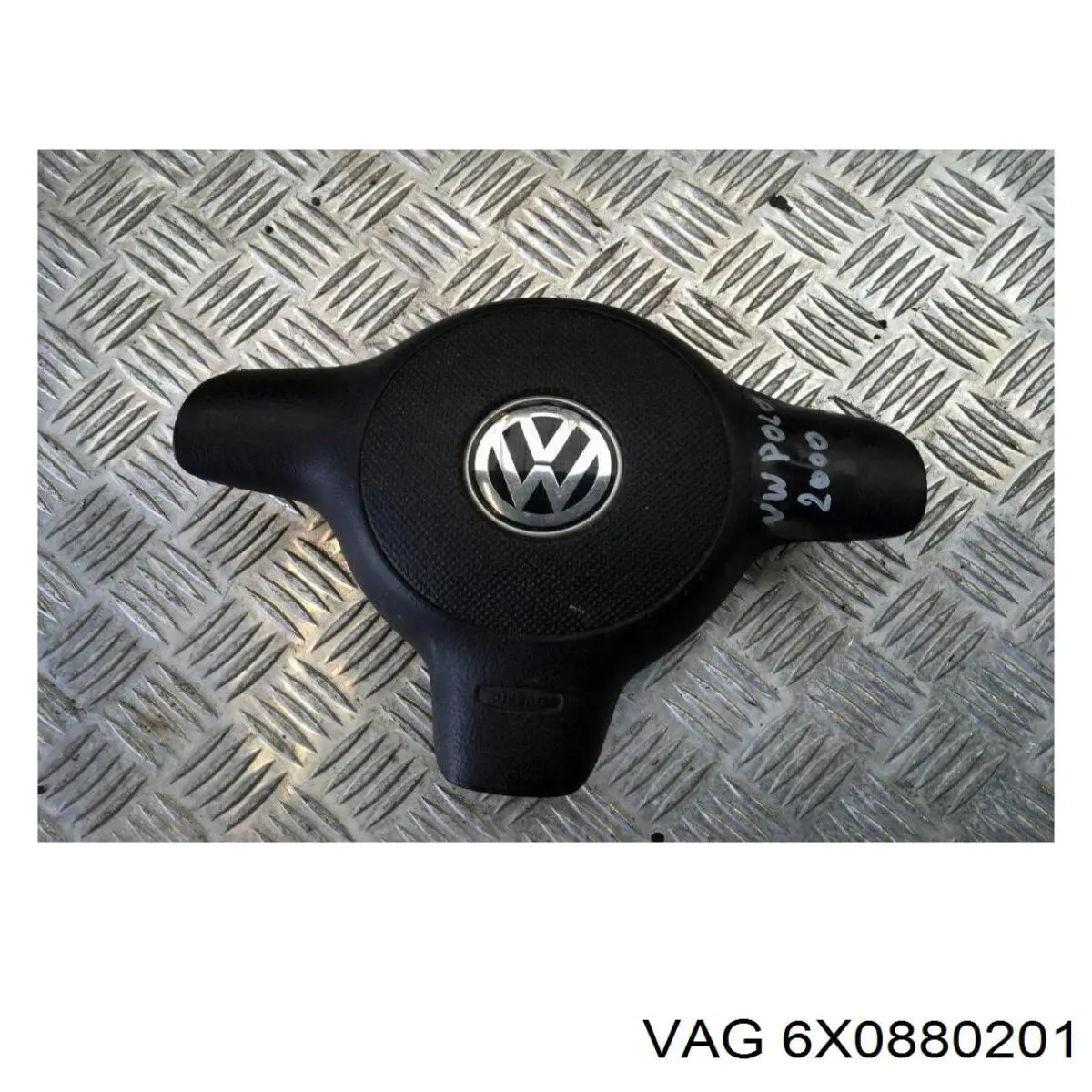 6X0880201 VAG Cinto de segurança (AIRBAG) de condutor